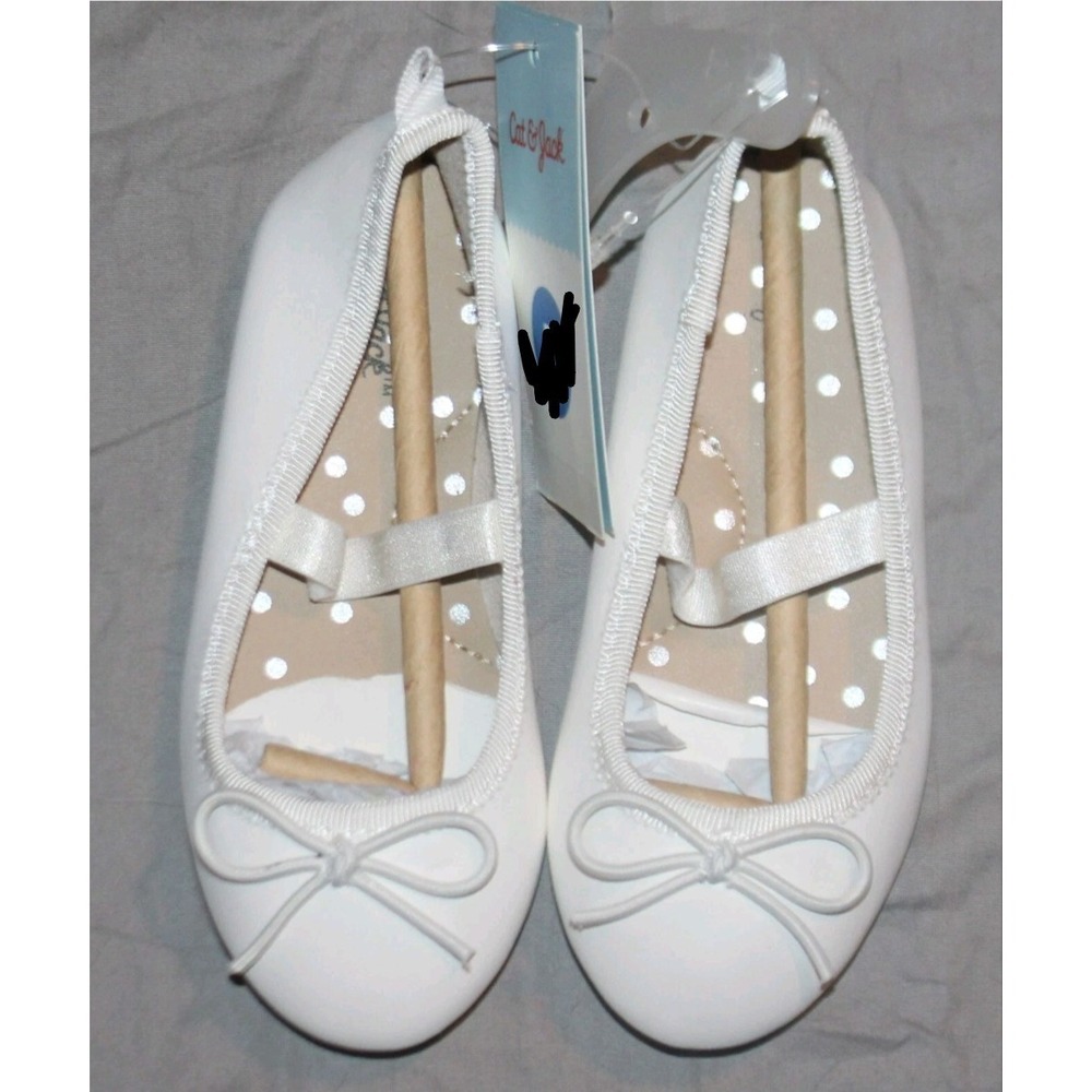 Cat And Jack Girls Nora Dress Shoes Flat Size 5